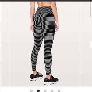 Lululemon striped leggings.